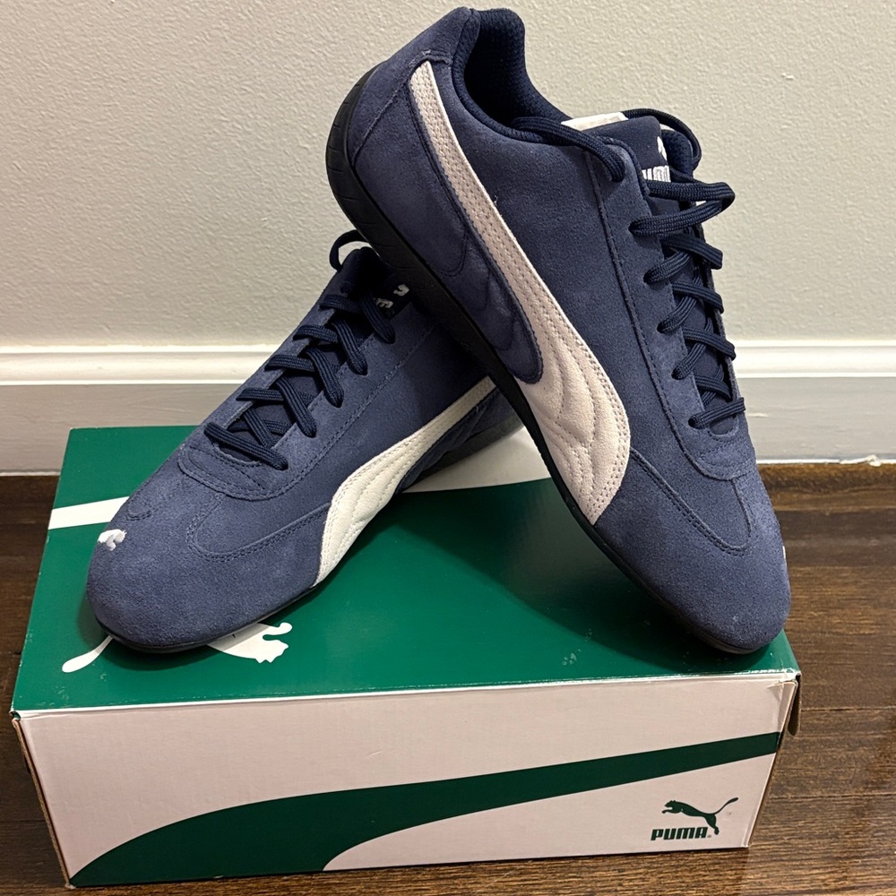 Puma Men's Blue and White SpeedcatLS Sneakers ( BRAND NEW!!!)